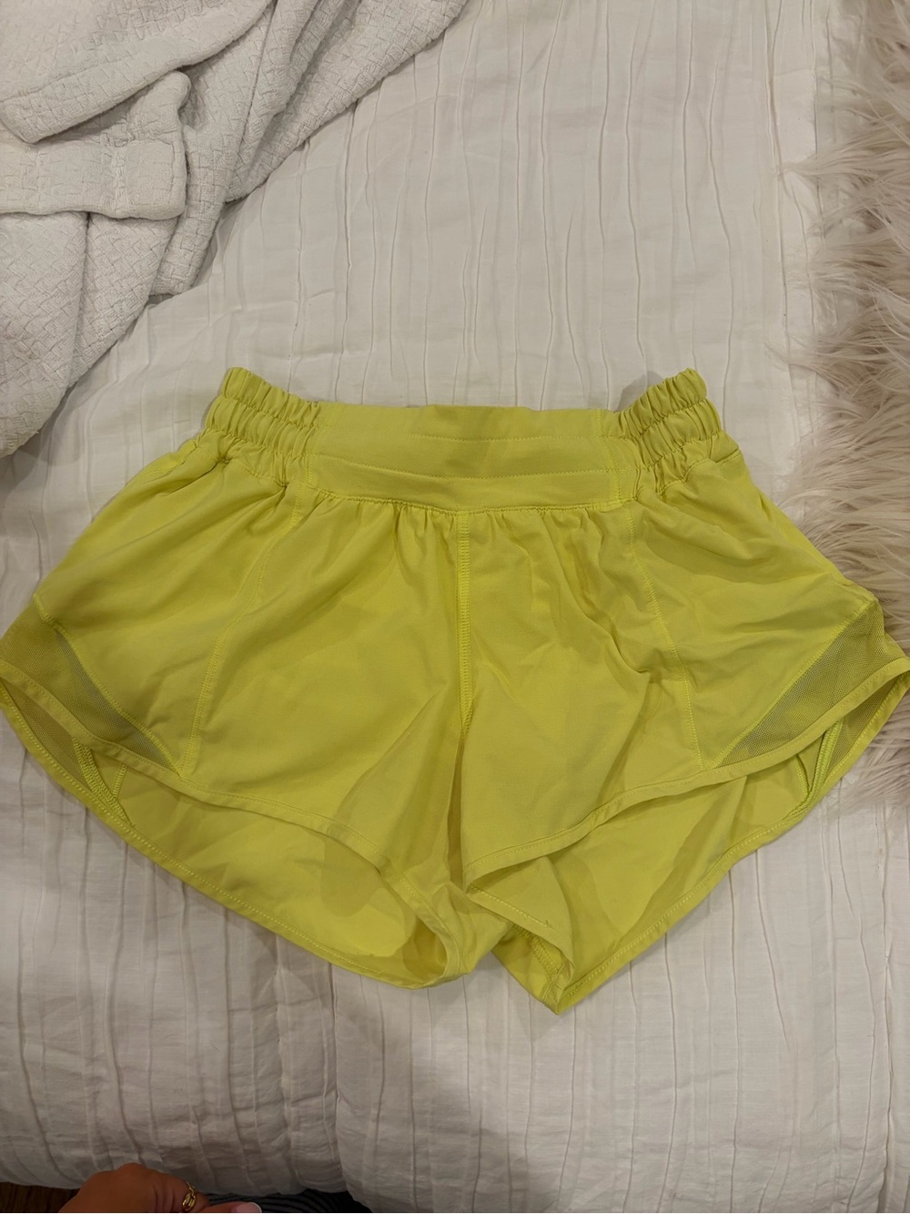 lululemon athletica Bright Lime Athletic Shorts